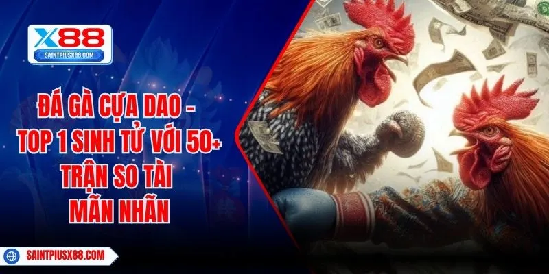 Đá Gà Cựa Dao - Top 1 Sinh Tử Với 50+ Trận So Tài Mãn Nhãn