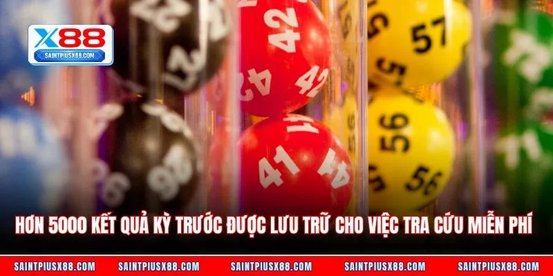 Hơn 5000 kết quả kỳ trước được lưu trữ cho việc tra cứu miễn phí